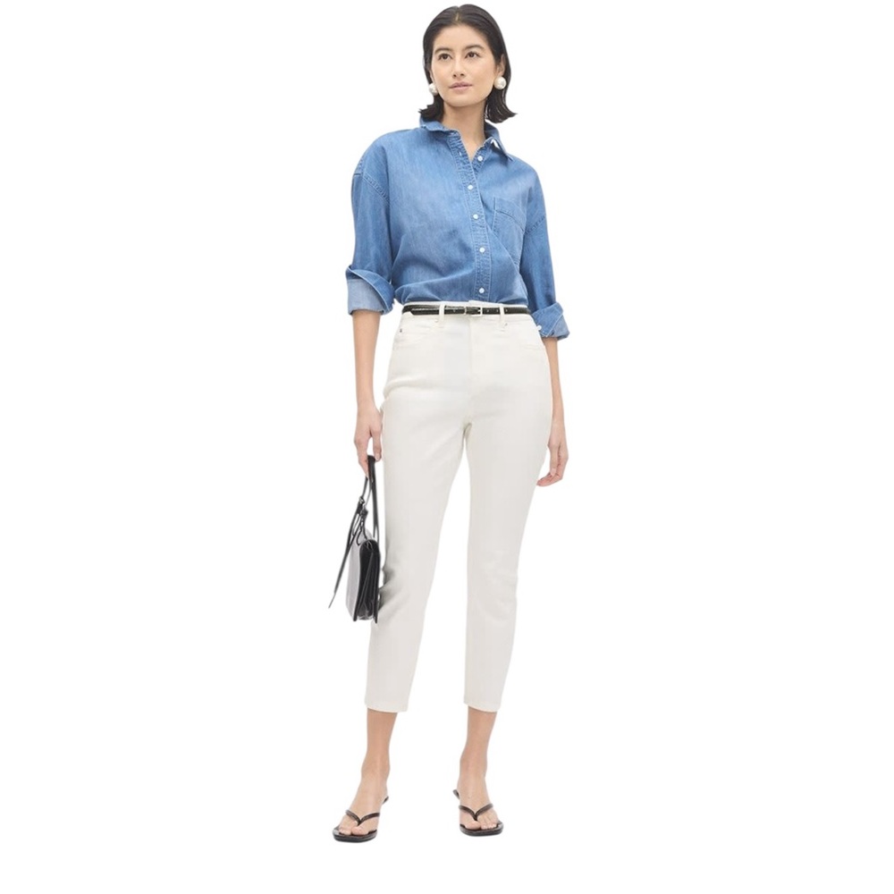 RW&CO NWT Natalie classic white high rise jegging stretch jean pant extra large